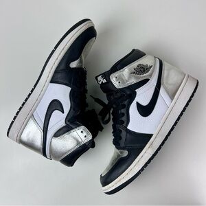 Nike Air Jordan 1 High OG “Black Metallic Silver” (WMNS) 🖤✨
